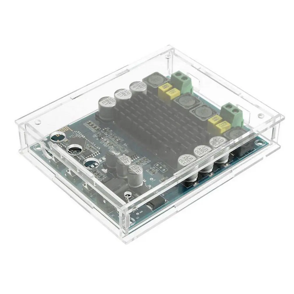 Модуль усилителя аудиоприемника TPA3116D2 120wx2 цифровой совместимый с Bluetooth акриловый
