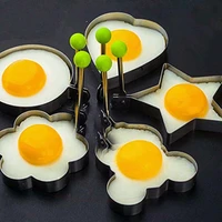 430 stainless steel frying egg maker kitchen frying egg mold poached egg sharpener diy baking