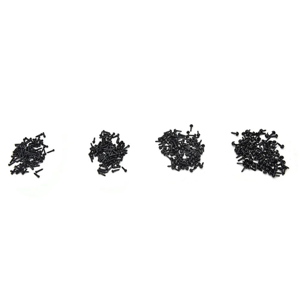 

100Pcs 3mm/4mm/5mm/6mm DIY Black Plastic Safety Eyes Toy For Teddy Bear Doll Accessories Animal Making Craft Hot Sell