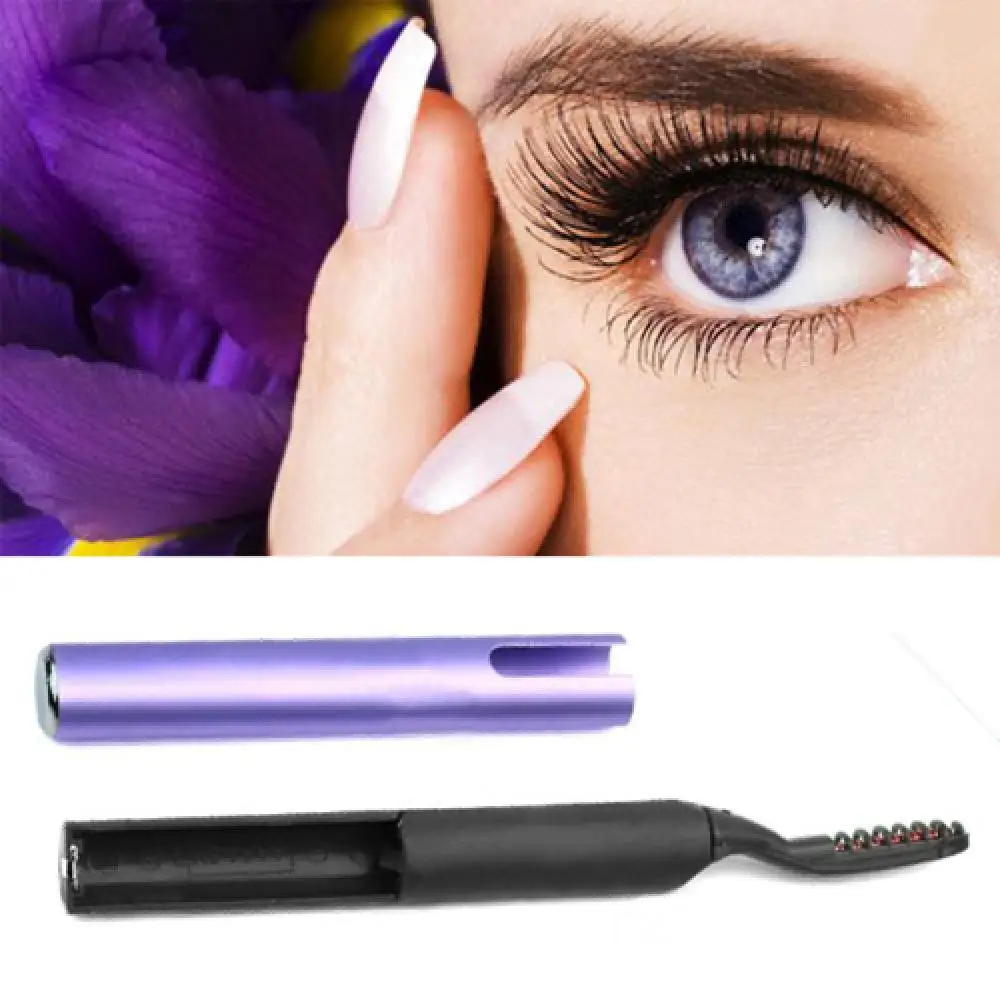 

80% Hot Sale Portable Pen Style Electric Perm Heated Eyelash Curler Long Lasting Eye lash Curler Makeup Curling Kit For Women