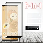 Закаленное стекло для Google Pixel 6 Pro 5G, 3D защита экрана + пленка для объектива камеры для Pixel 6, стекло, полная защита, изогнутые края