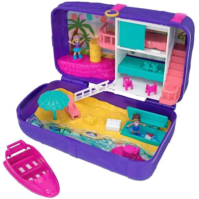 Polly Pocket скрытый мир, мини-сцена, 11 стилей, для девочек, для дома, оригинальные игрушки для детей, маленькая Русалочка, детская игрушка, матрешка