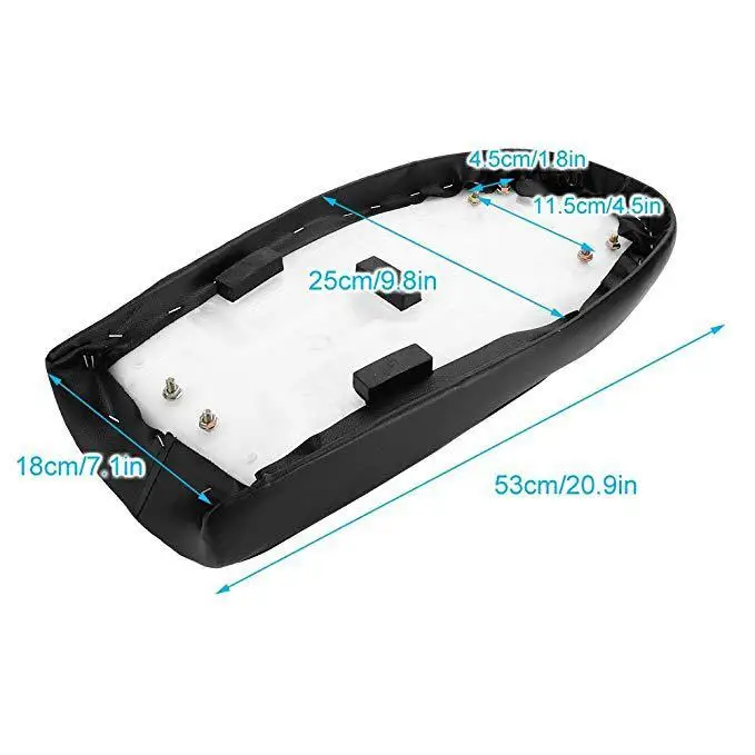 

Motorcycle Leather Retro Vintage Saddle Seat Hump Leather Seats Cafe Racer Rhombic Shape Cushion for Honda for Yamaha