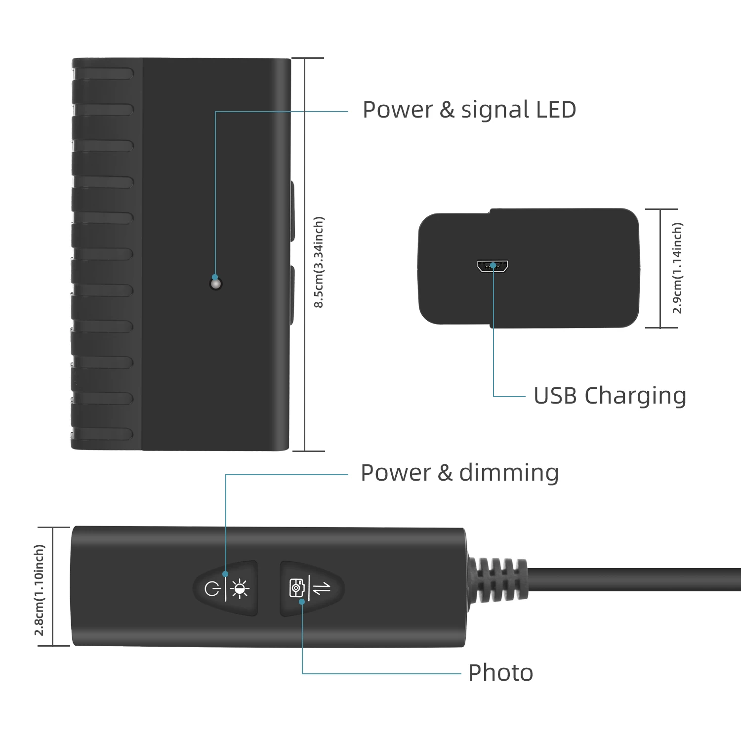 Wi Fi эндоскопическая камера HD 5 P объектив мм USB Полужесткий кабель