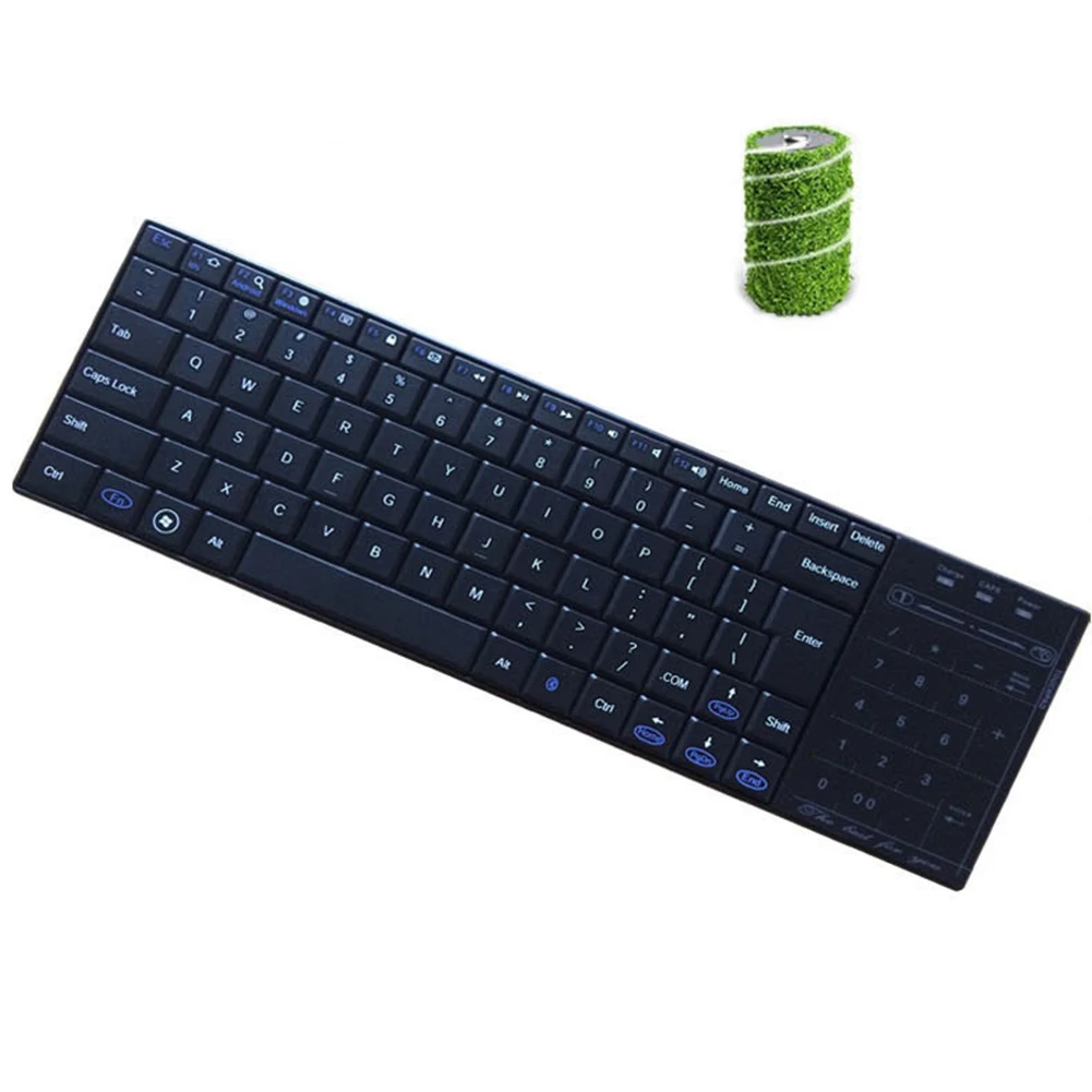 

Bluetooth 3.0 Wireless Multimedia Keyboard Touching Rechargeable Keyboard with Mouse for PC Android JR Deals
