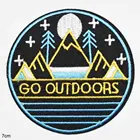 Походная тема утюгом вышитые нашивки для одежды наклейки одежда оптом