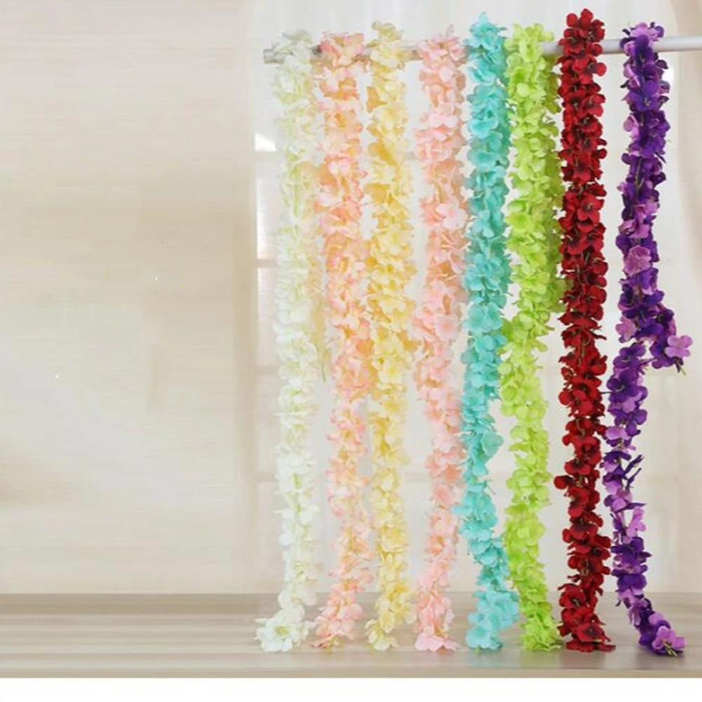 

New Arrival Artificial Flowers Rattan DIY Flower Rack Wedding Centerpiece Home Decoration 8 Color 1 Lot=10 PCS