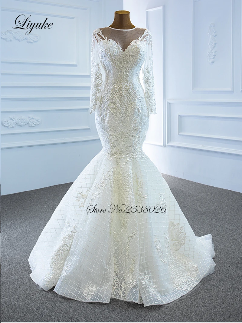 Liyuke с овальным вырезом пышная съемная тюлевая юбка в сетку лаковое свадебное