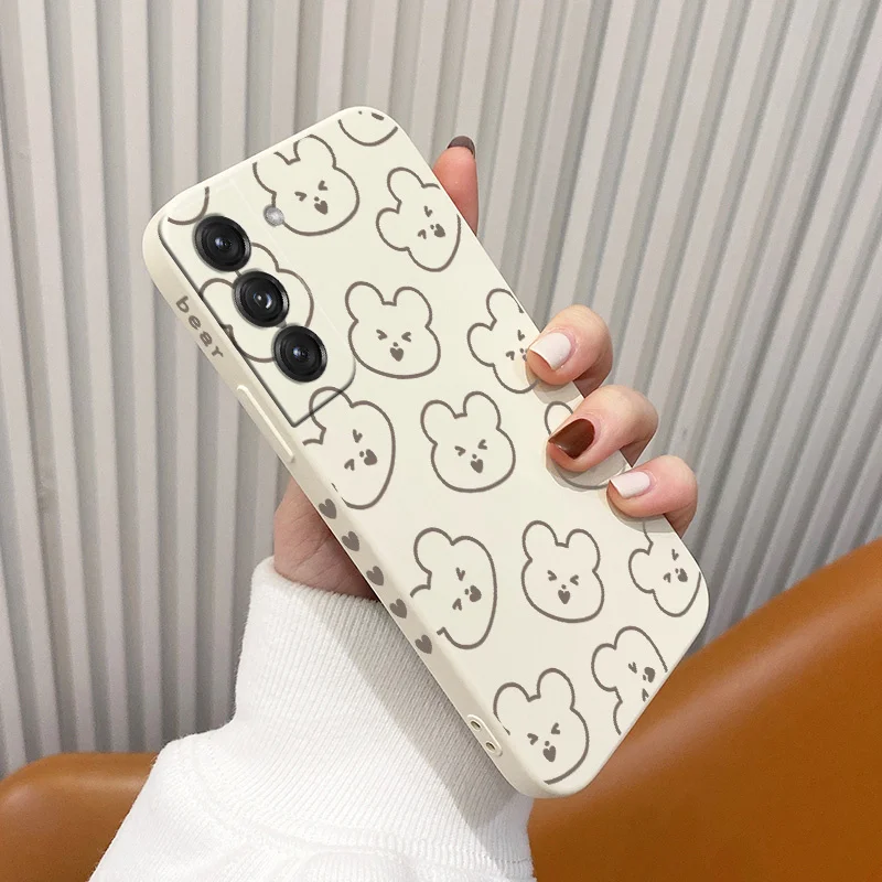 Bears Phone Case For Samsung Galaxy S22 S21 S20 FE S10 Note 20 10 Ultra Plus A72 A52 A42 A32 A71 A51 A41 A31 A21S Phone Cover