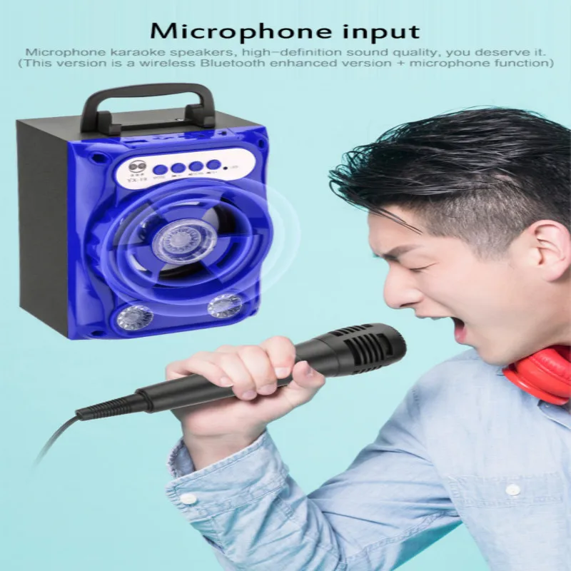 Portable Bluetooth Mini Speaker Outdoor Support FM TF Card AUX Play Wireless Loundpeakers For Meetings Lectures Stores Dancing |