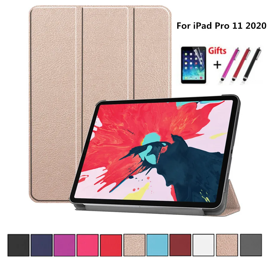 Чехол для iPad Pro 11 3rd Gen 2021 умный чехол планшета дюймов 2020/2018 магнитный складной