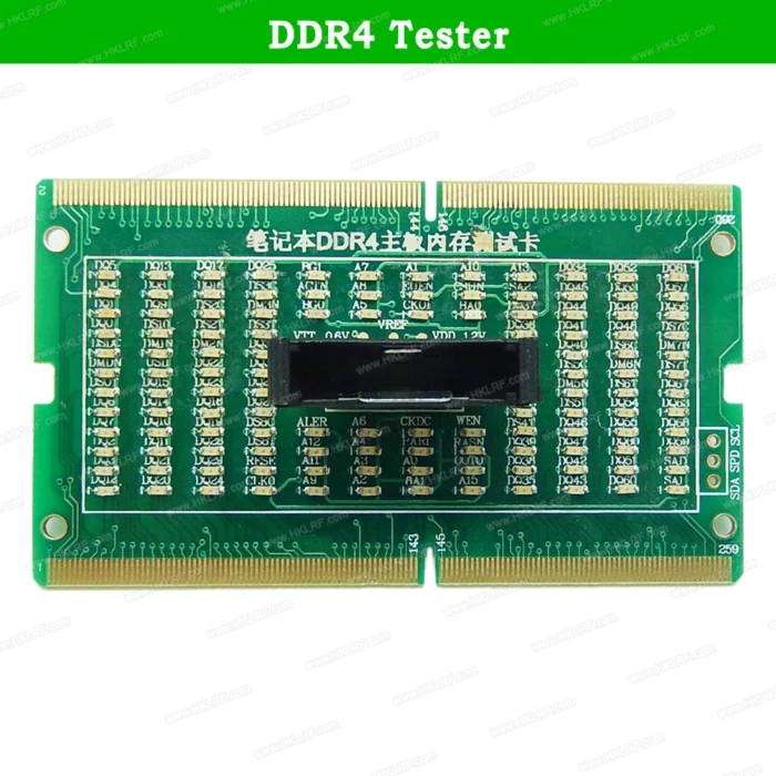 DDR4 Материнская плата ноутбука слот памяти DDR2/DDR3/DDR4 SDRAM SO-DIMM Pin Out ноутбук светодиодный карта-тестер - Цвет: DDR4