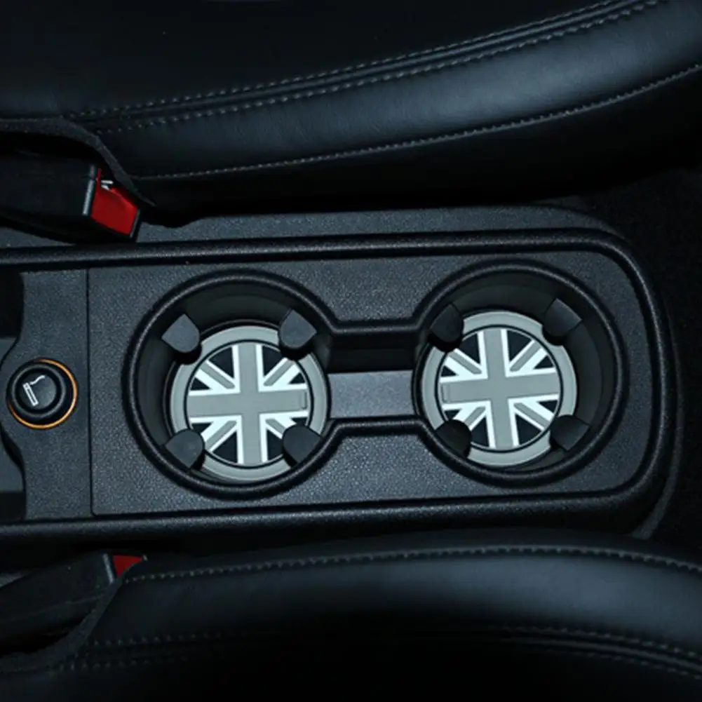 Для mini cooper Полезная Противоударная чашка с силиконовой защитой NON-SLIP накладки mini cooper S compatriot partner R55 R56 R57 R60 F55 f56