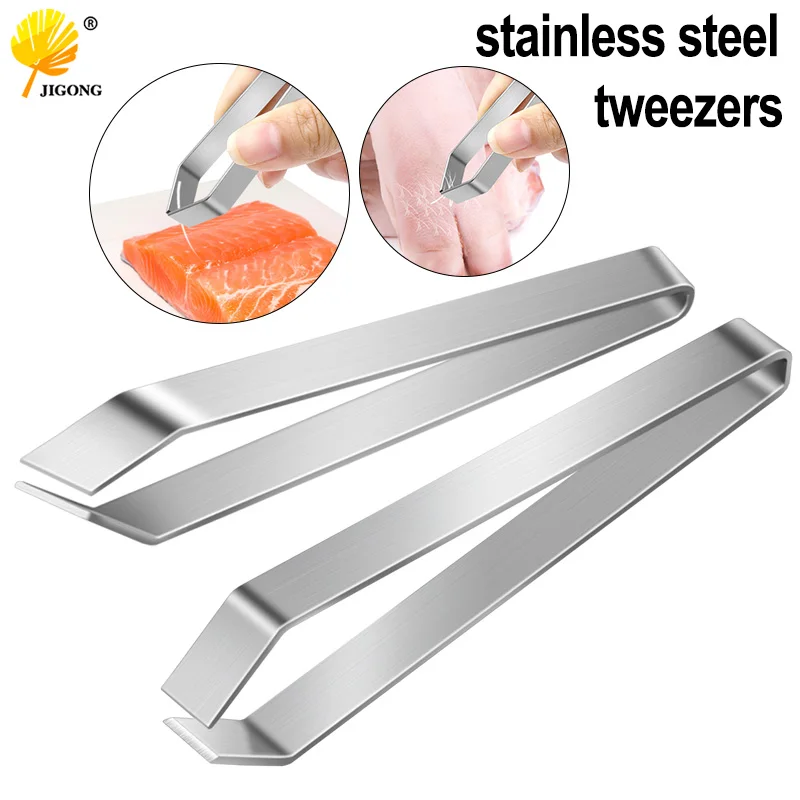 

Stainless steel fishbone pliers special fishbone clip kitchen gadgets plucker clip