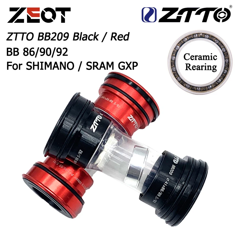 

ZTTO Ceramic BB209 Press Fit Bottom Brackets for BB92 BB90 BB86 Frame Compatible Road Bike MTB 24mm 22mm GXP Crankset Universal
