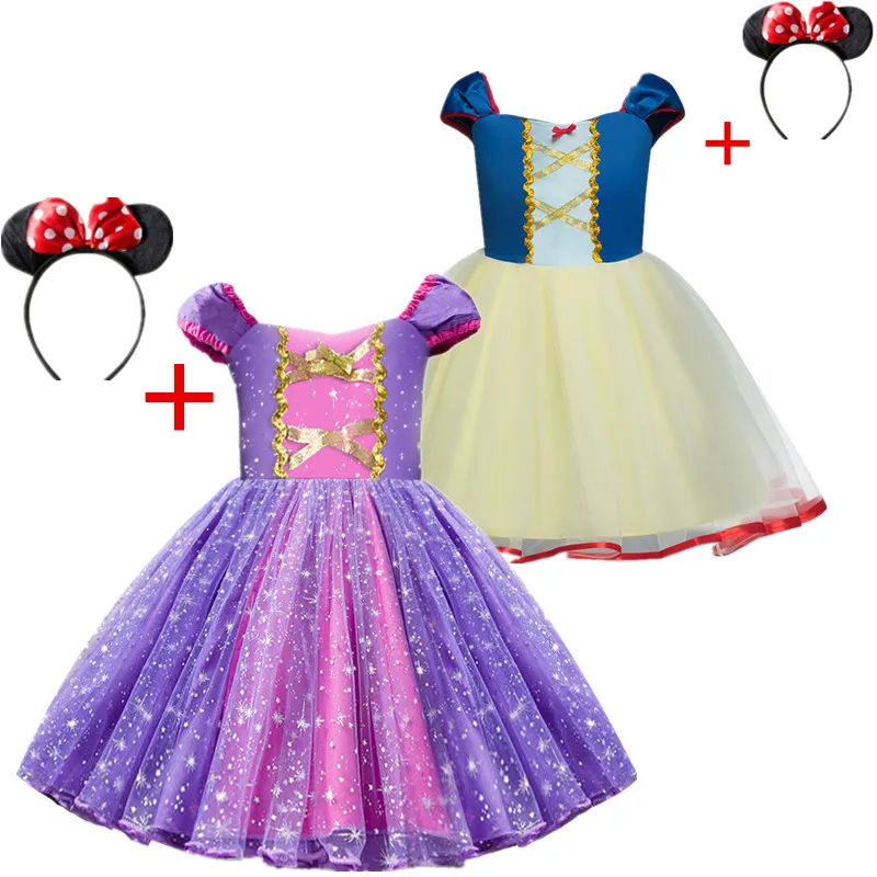 

Baby Girl Halloween Costume Kid Carnival Party Princess Dress Christmas Tutu Dress Newborn Cosplay Frocks Girls Summer Clothes