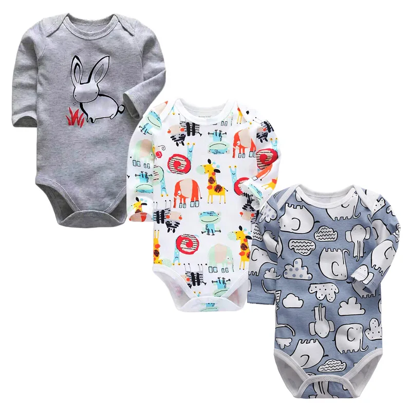 Комплект детского боди с длинным рукавом из хлопка костюм одежда для детей |