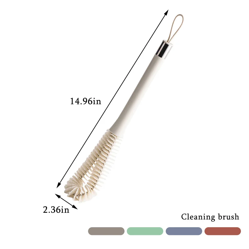 

38cm Cup Brush Kitchen Cleaning Tools Long Handle Drink Wineglass Bottle Glass Cup Washing Cleaning Sponge Brushes Cleaner