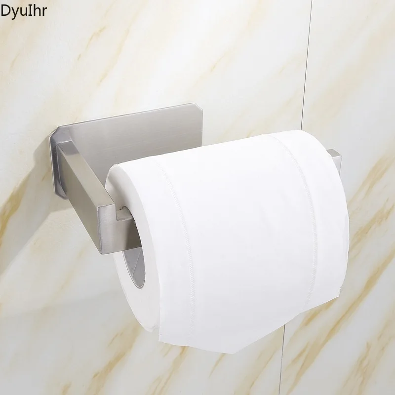 

Self-adhesive tissue holder kitchen and bathroom punch-free roll paper holder creative toilet toilet paper holder DyuIhr