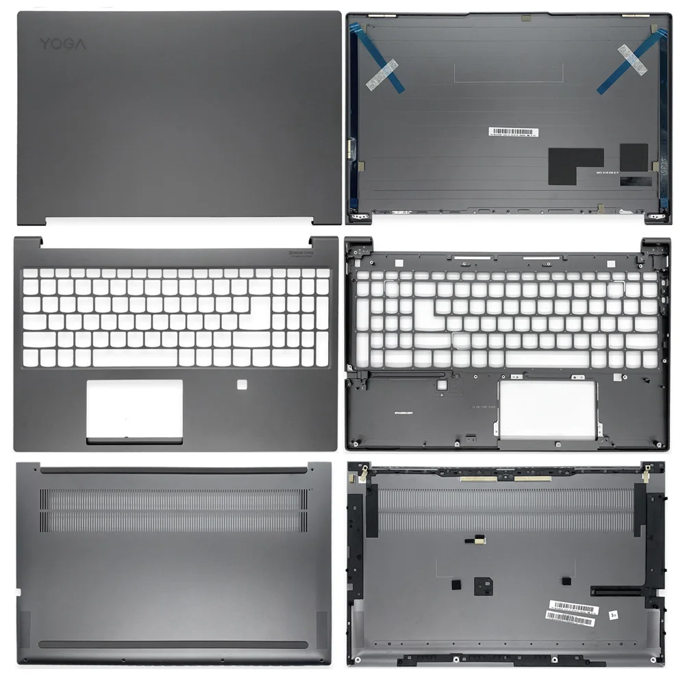 

Новый ноутбук прозрачная защита для экрана для Lenovo Yoga C940-15 C940-15IRH ЖК задняя крышка/Упор для рук/чехол для задней части корпуса верхняя крышка кожух 15,6 дюймов серый