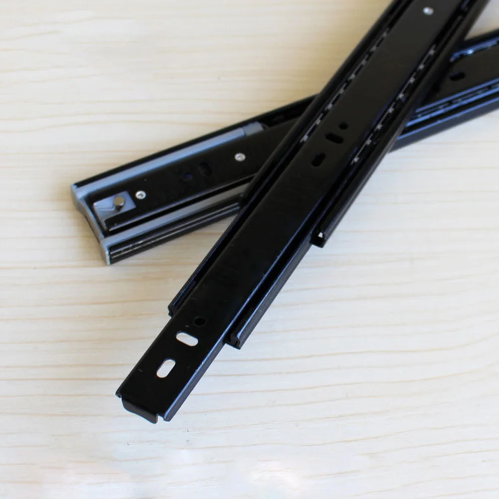 2 шт. шариковый подшипник боковое Крепление выдвижной ящик бесшумное мягкое