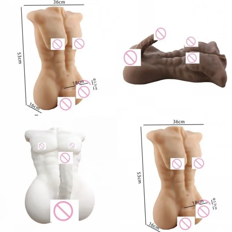 Реалистичные 3D силикагелевый мужской и женщина секс кукла с взрослых торс