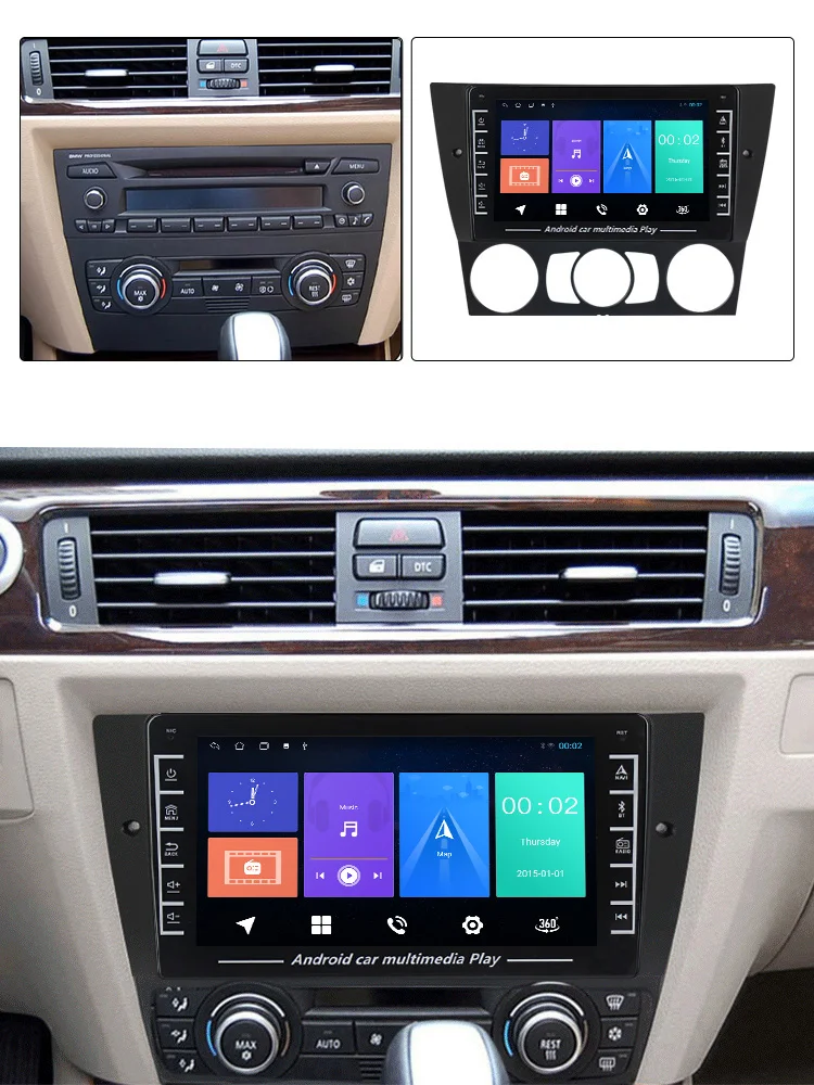 Европейский запас IPS 1280*720 для BMW E90 Android E91 E92 E93 3 серии автомобильный Радио