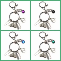 26 letter a z creative tool style wrench hammer key chain car keychain metal keychain fathers gift llaveros souvenir