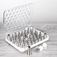 304 stainless steel icing tips set of 52 cake decorating tools kits for beginners baking tools for cakes