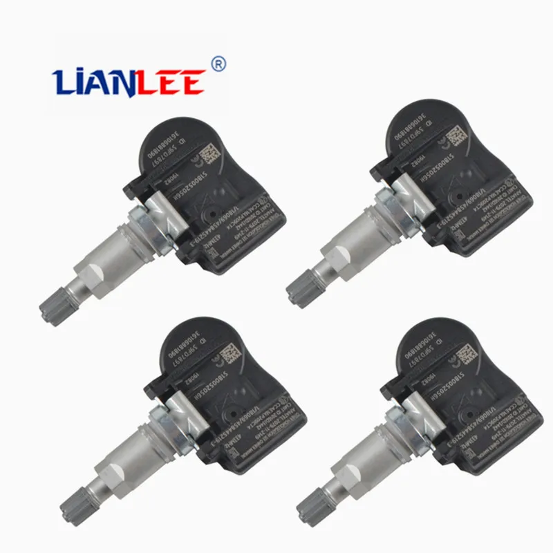 4 шт. датчики давления в шинах для Renault Megane Laguna Fluence TPMS 40700-0435R 407000435R 407003743R 433 МГц |
