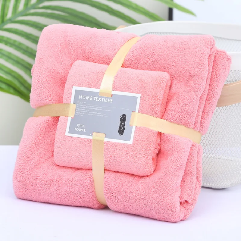 

Home Textile Resort Beach Bath Towels Adult Absorbent Kids Soft Women Wearable Microfiber Fabric Set multicolor Towel