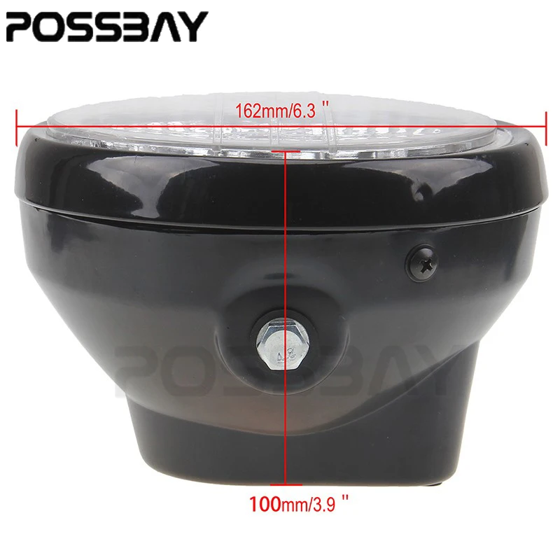 Передсветильник галогенная фасветильник POSSBAY для мотоцикла поворотный сигнал 7