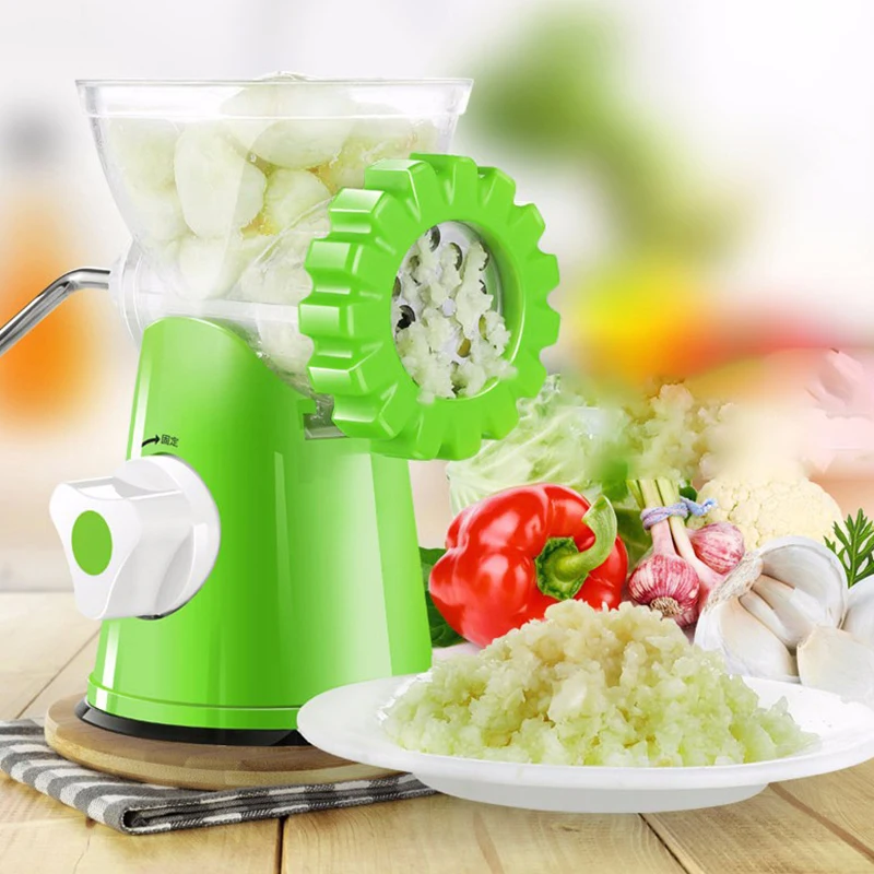 

Household Multifunctional Manual Meat Grinder Stainless Steel Blade Vegetable Grinder Kitchen Sausage Minced Meat Filling Machin