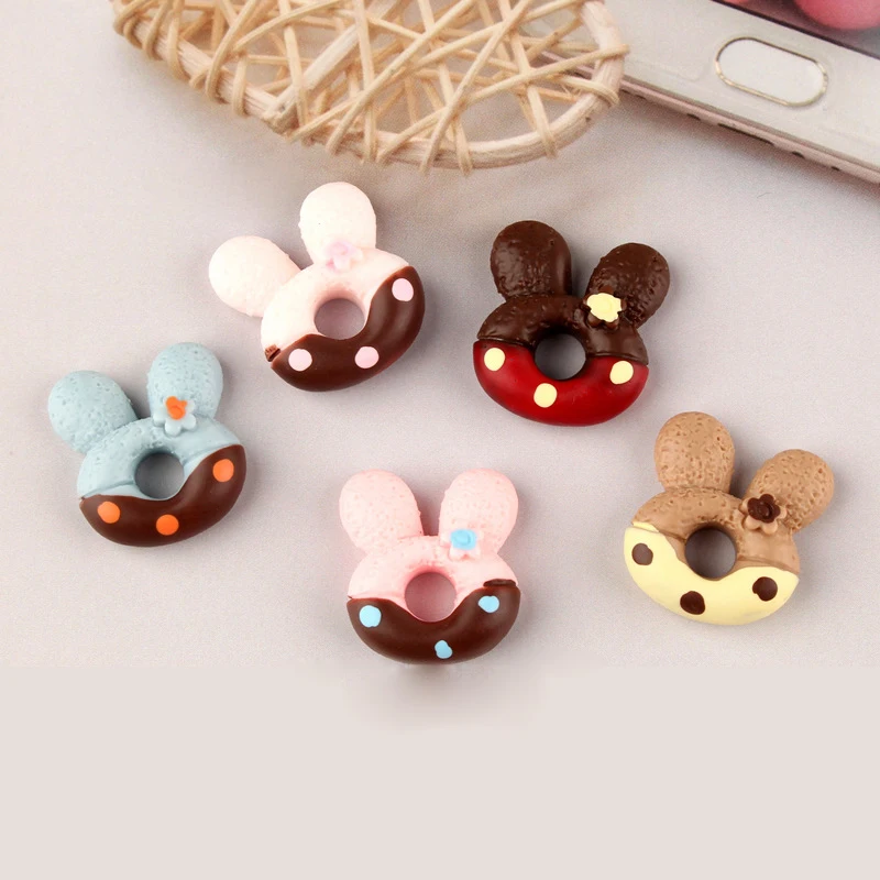 20 шт милые Мультяшные защитный блоки для мебели пончики полимерные Стразы