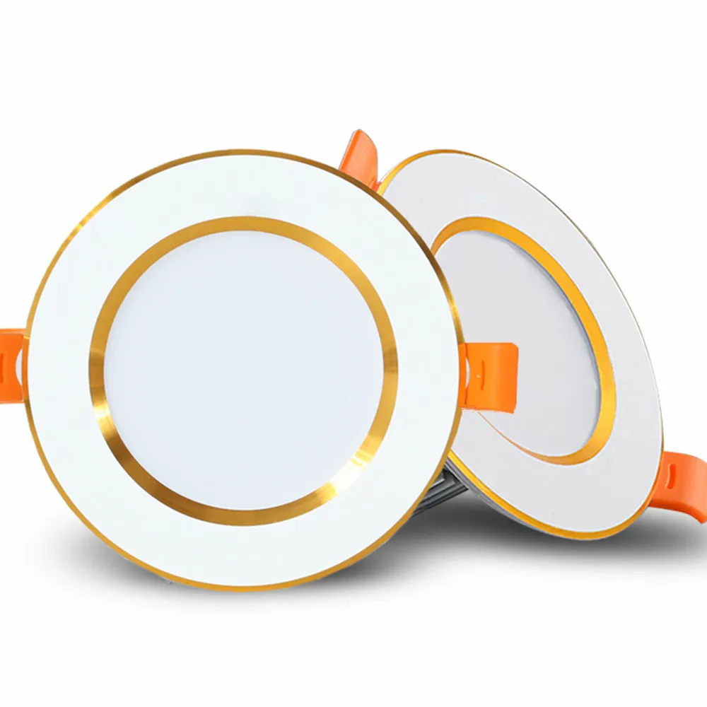 Встраиваемая Светодиодная потолочная лампа ультратонкий серебристый белый