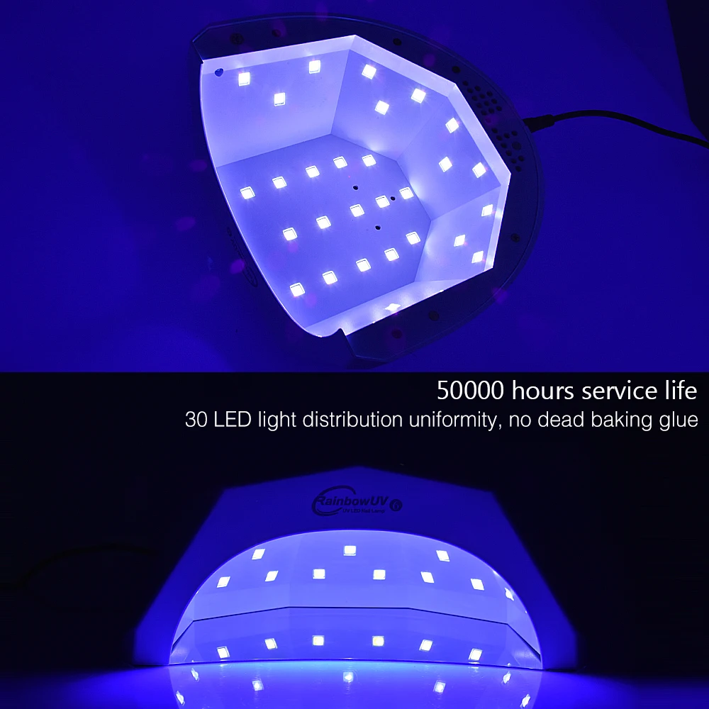 

UV Nail Dryer Lamp LED 24/48W Manicure Lamp Manicure Varnish Drying Fingernail Toenail For Nail Gel Polish Curing Nail Art Tool