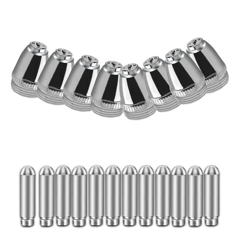 100 шт. плазменный резак расходные насадки наконечники электроды режущие