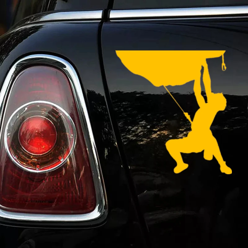 CK2927# наклейки на авто Скалолаз вектор силуэт водонепроницаемые машину наклейка