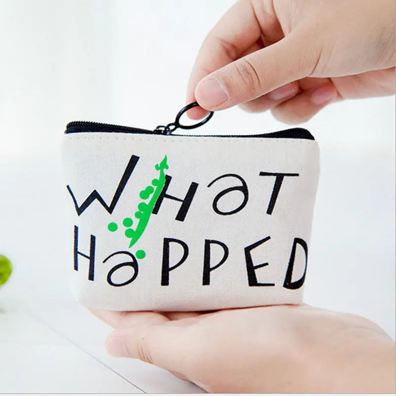 Полезный тканевый чехол для ключей женщин дамские мини-холщовые сумки денег