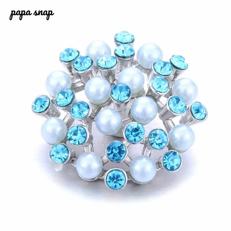 1 шт. Высокое качество 18 мм кнопки ювелирные изделия Большой Gypsophila цветок