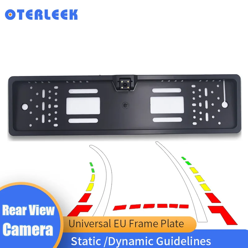

HD High quality dynamic trajectory plate frame car rear view camera with good night vision