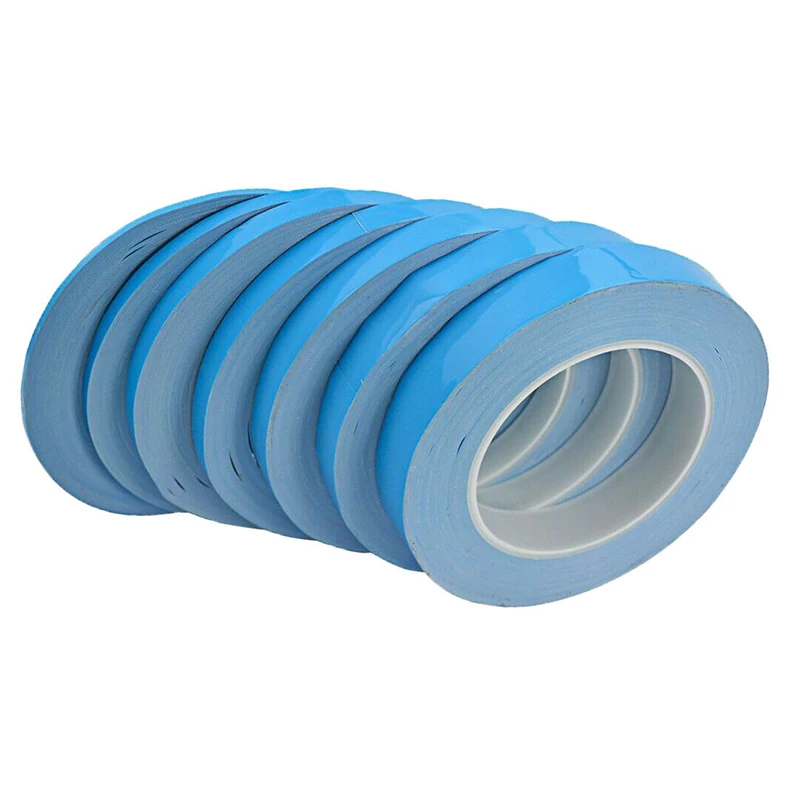 25m Multiple Widths Double Sided Transfer Heat Tape Thermal Conductive Adhesive Two Faced GPU CPU LED Strip Light Heatsink | Обустройство