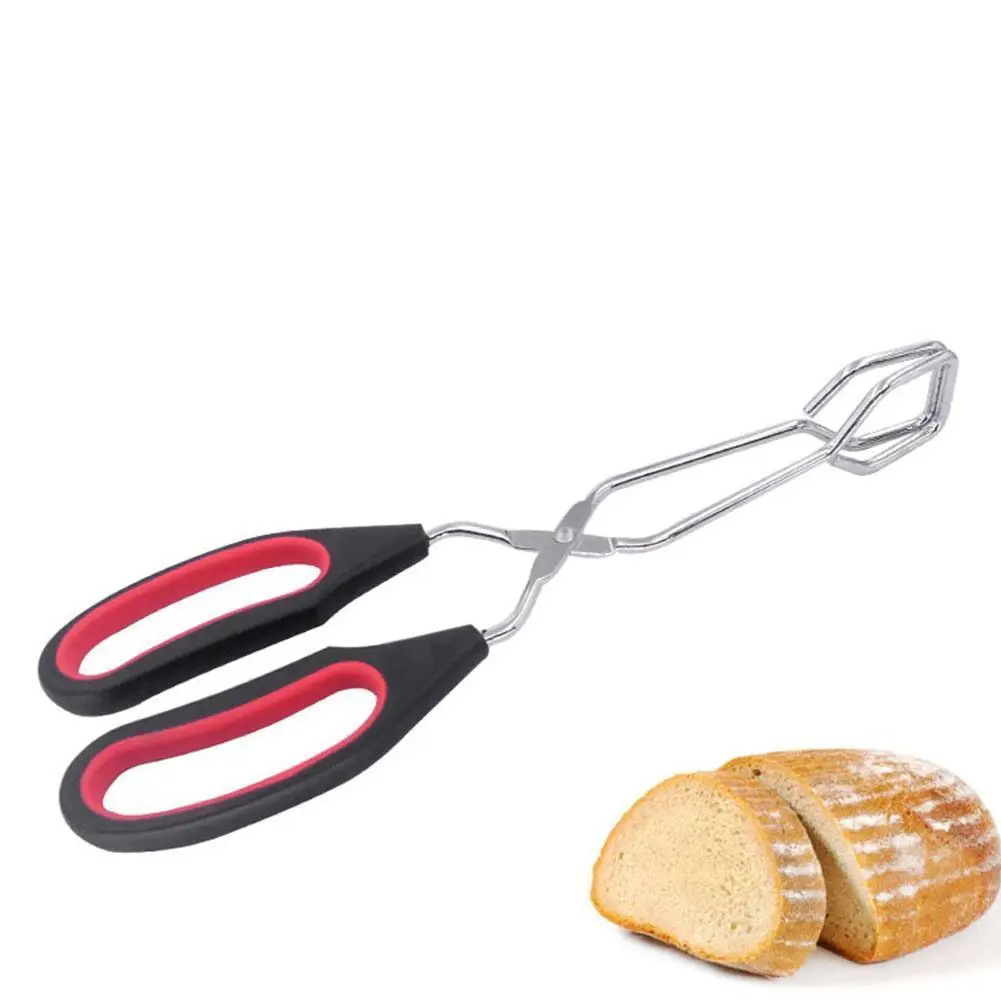 

BBQ Food Tongs Multifunctional Barbecue Charcoal Bread Tools Kitchen Long Grilled Bread Handle Baking Accessories Food Scis U9V5