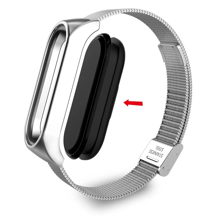 Ремешок для Xiaomi Mi Band 3 4 5 6 магнитный браслет подходит смарт-часов Xiao спортивный