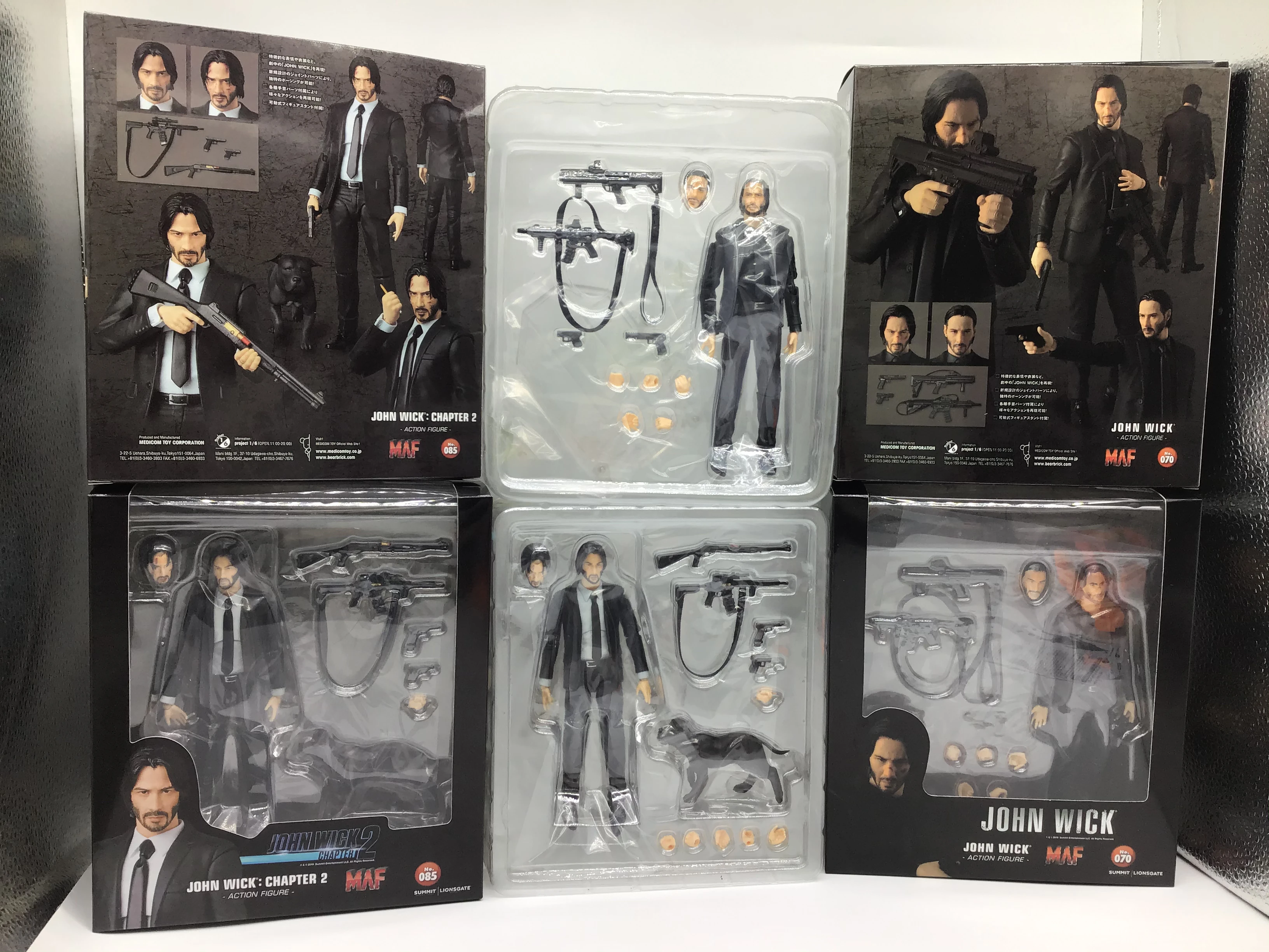 

15cm IN Stock New 2 Type Mafex 085 JOHN WICK Chapter 2 and NO.070 JOHN Action Figure PVC Collectible Model Toy