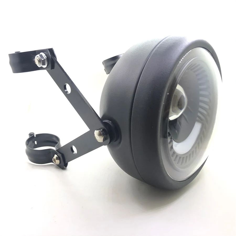 

1 комплект Универсальный светодиодный мотоциклетный налобный фонарь с белым дальний ближний свет Фара 39-41 мм вилка трубка мотоциклетный пе...