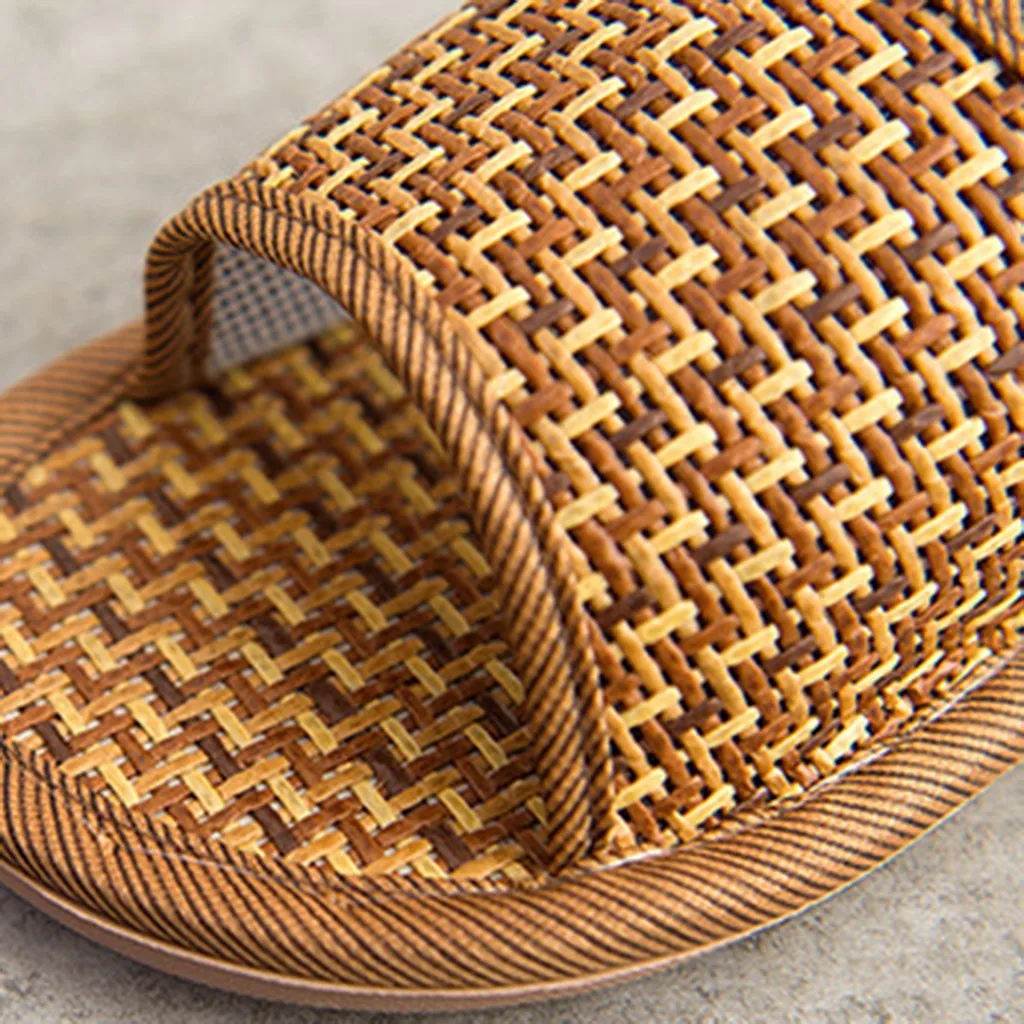 Шлепанцы унисекс для пар комнатная обувь бамбуковые сандалии и Тапочки летние |