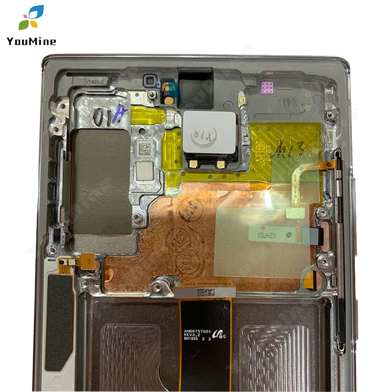 Для samsung Galaxy Note10 ЖК-дисплей сенсорный экран дигитайзер N970 N970F с рамкой для samsung note10+ lcd N975 Note10 Pro lcd