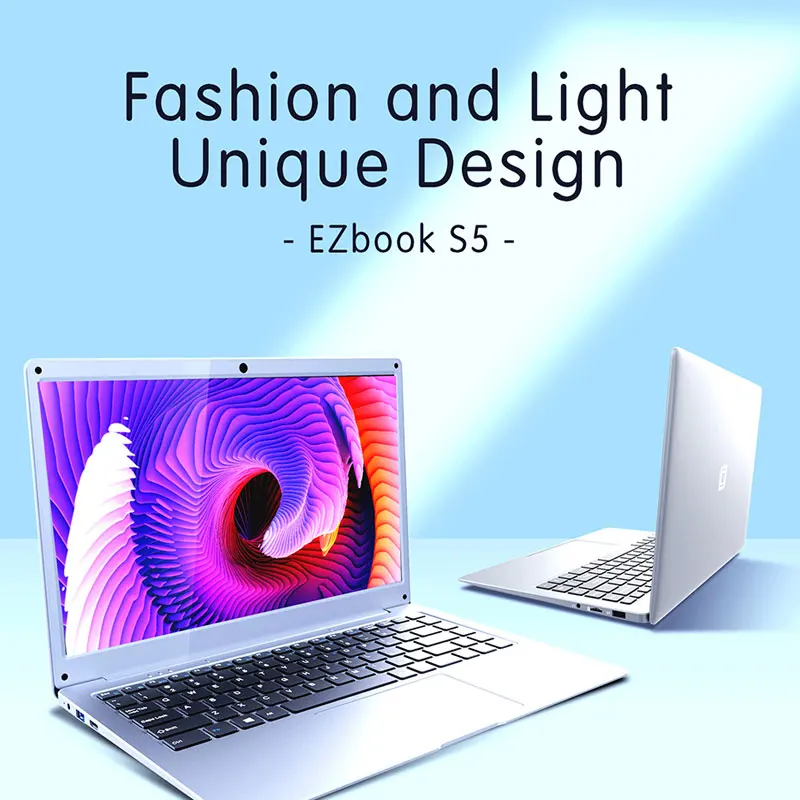 Ультратонкий ноутбук EZbook S5 на windows 10 8 ГБ 256 Intel N3450 два ядра Win 14 дюймов IPS экран