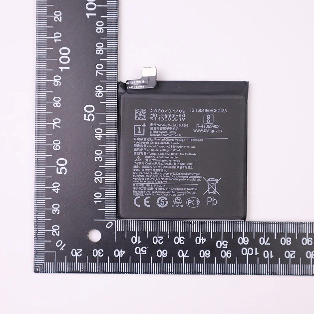 Аккумуляторная батарея для OnePlus 1 2 3T 5 5T 6 6T 7 Pro 7T 8 pro BLP633 BLP637 BLP685 BLP699 BLP743 BLP745